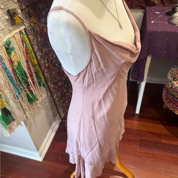 Free people Elegant Pink Slip Dress medium - Picture 3 of 6